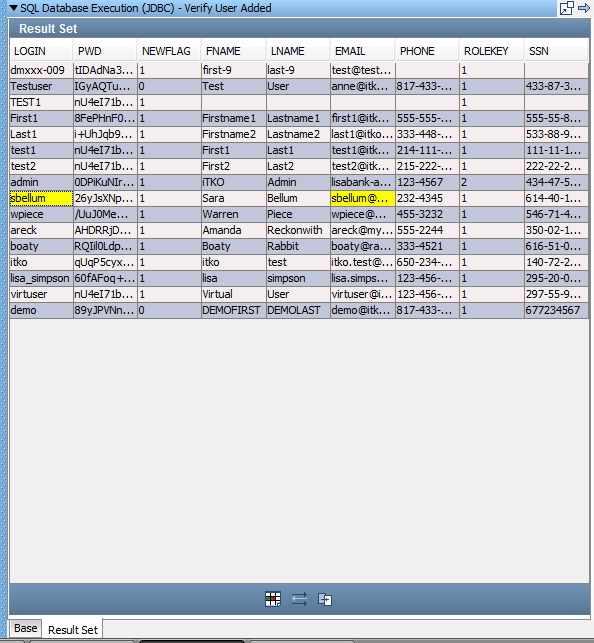 Add a Filter from a JDBC Result Set